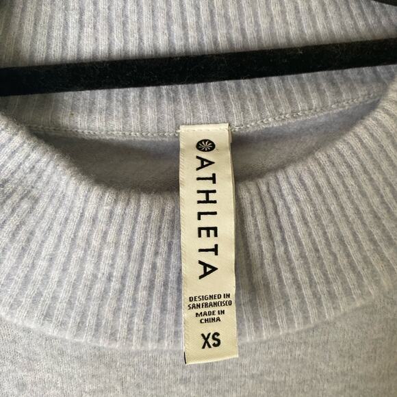 Athleta Hawthorn Crew Sweater merino wool long sleeve xsmall - Picture 3 of 5